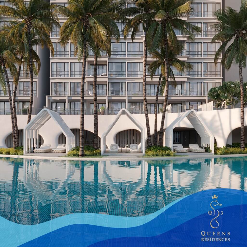 Official Q3 poolside pavilion impression